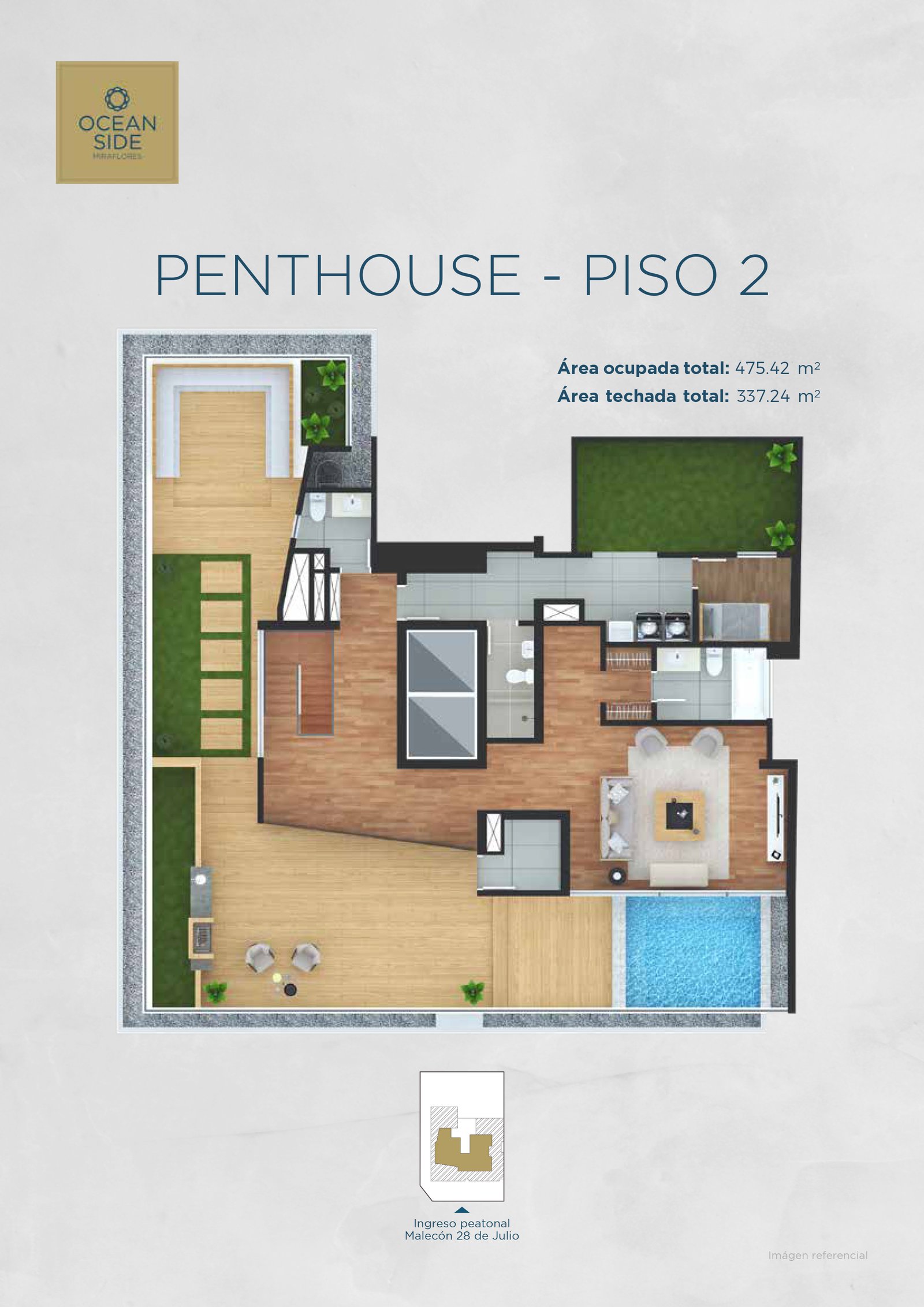 imagen Penthouse Piso 2 - Ocean Side Miraflores
